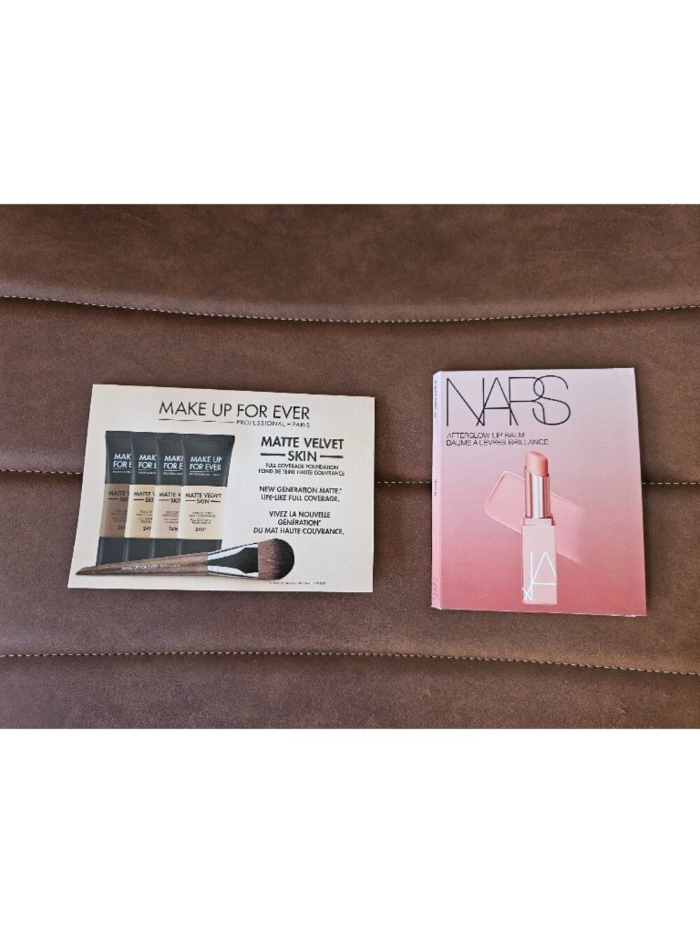 Make Up For Ever Matte Velvet Skin Foundation & NARS Afterglow Lip Balm Sample S